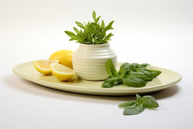 farfurie cu ingrediente proaspete